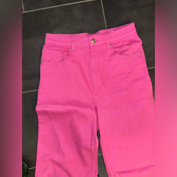 Pink High Rise Jeans - Picture 3 of 4